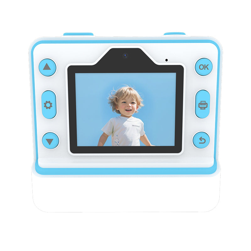 D101 HD Screen Dual Lens Kids Instant Camera Photo Thermal Printer