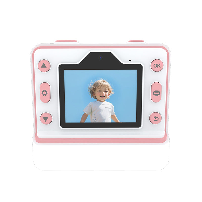 D101 HD Screen Dual Lens Kids Instant Camera Photo Thermal Printer