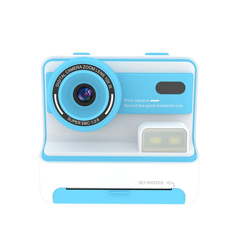 D101 HD Screen Dual Lens Kids Instant Camera Photo Thermal Printer