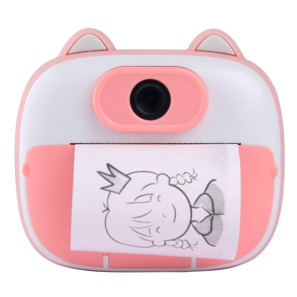 D13 HD Screen Dual Lens Kids Instant Camera Photo Thermal Printer