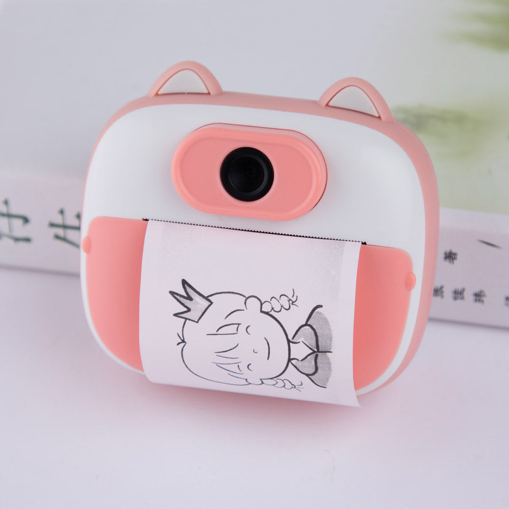 D13 HD Screen Dual Lens Kids Instant Camera Photo Thermal Printer
