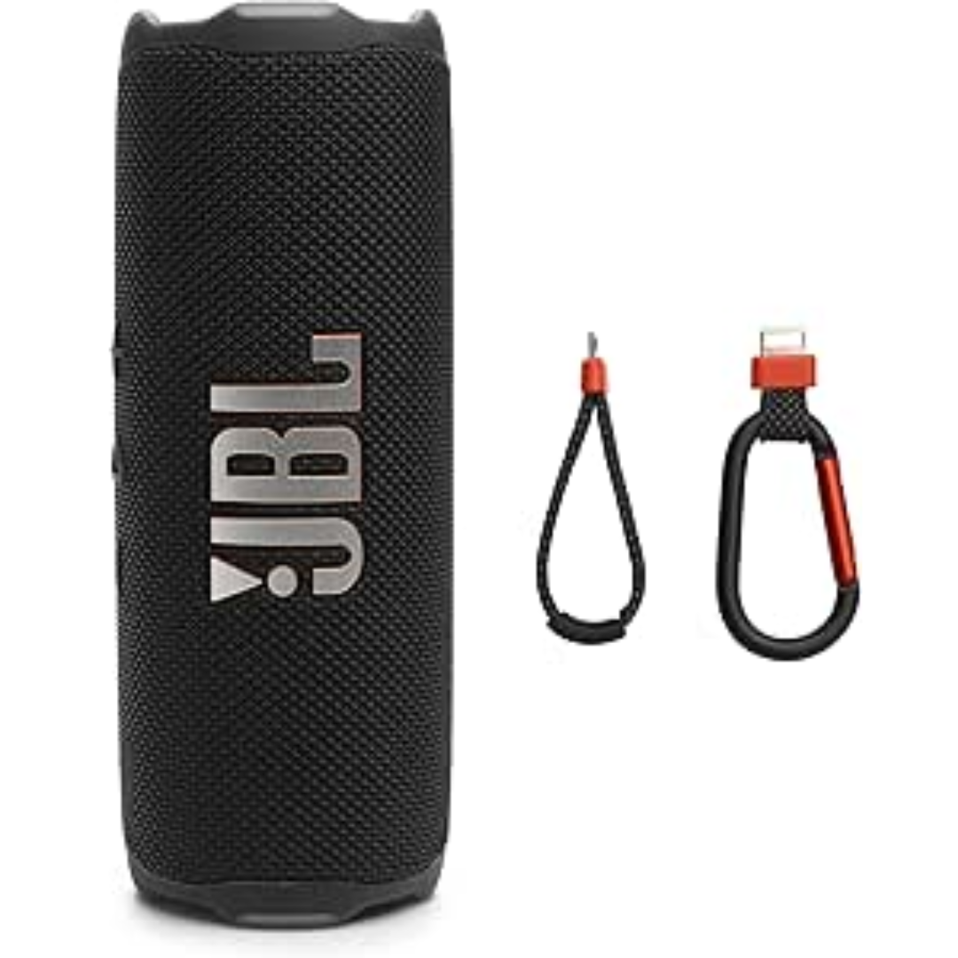 JBL Flip 7 waterproof Bluetooth speaker with enhanced bass black