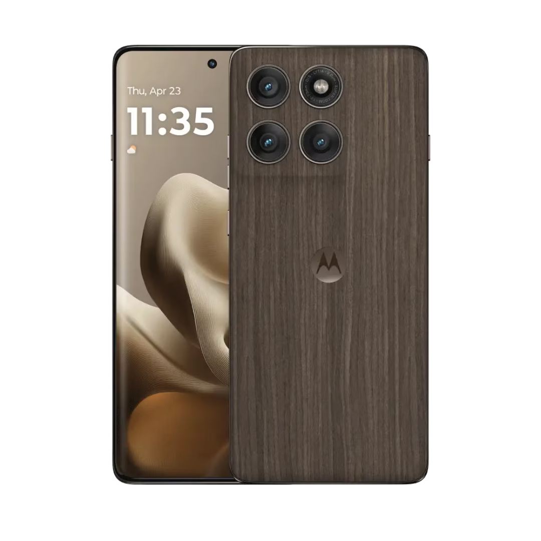 Motorola Edge 60 Pro 5G PANTONE Walnut smartphone .
