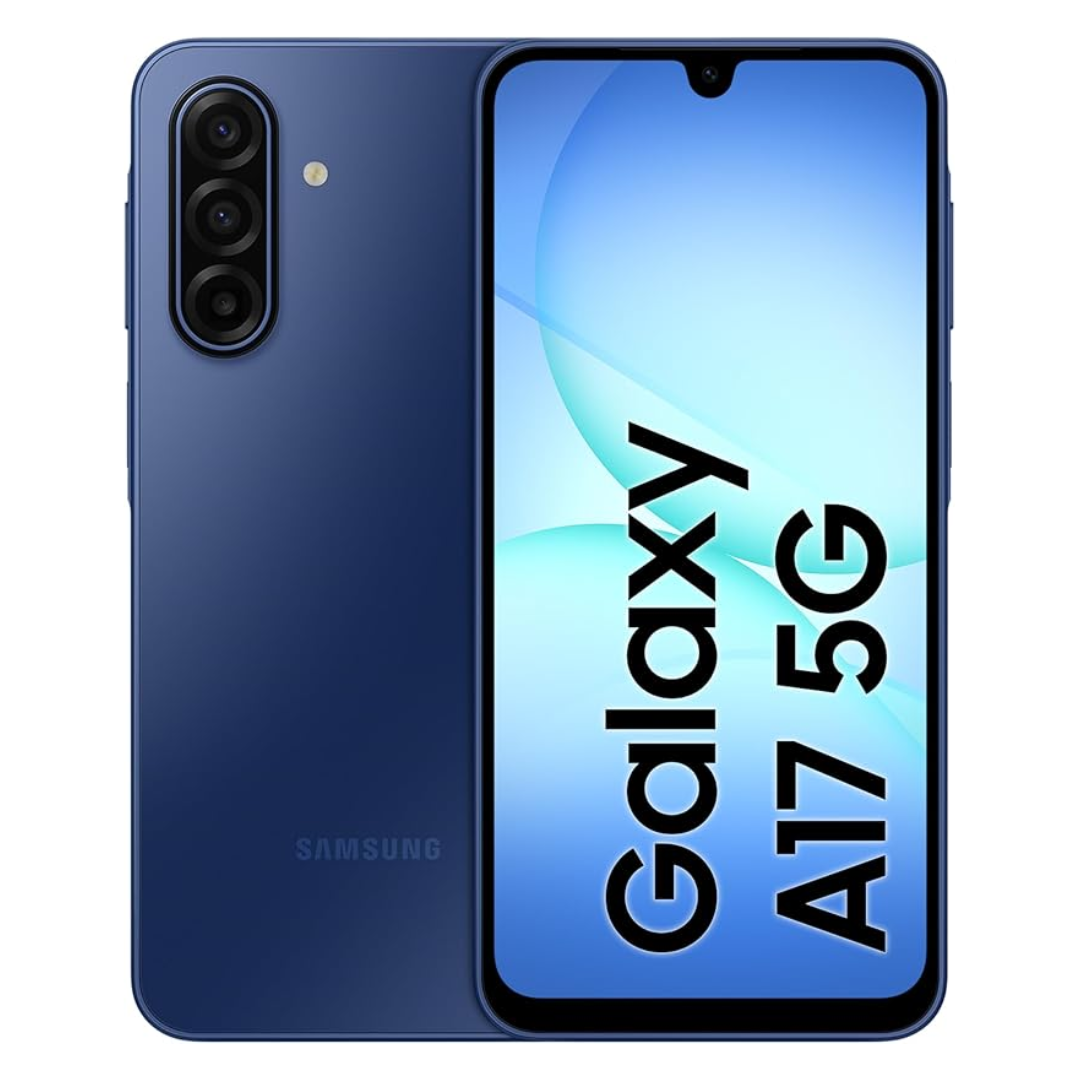 Samsung Galaxy A17 5G 128GB 4GB RAM in Blue color - official smartphone image