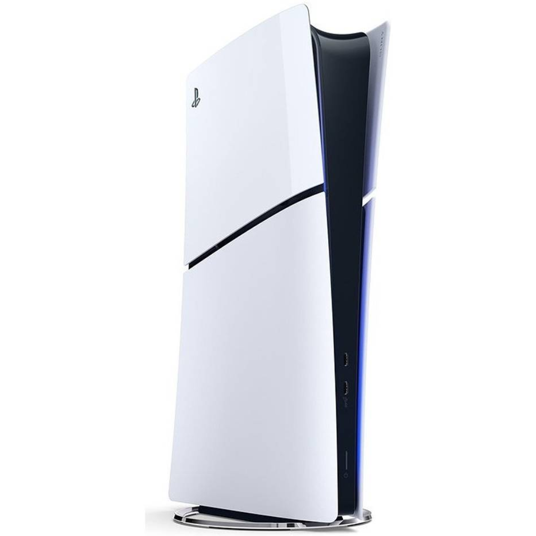 PS5 Slim Digital Edition Side Profile White
