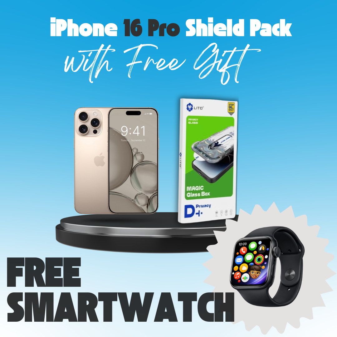 iPhone 16 Pro Shield Pack (with Free Gift)