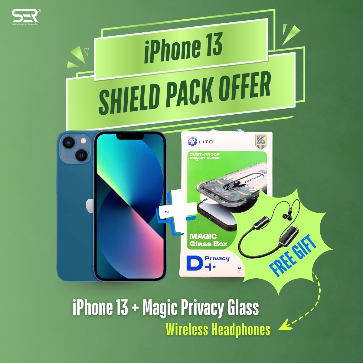 iPhone 13 Shield Pack (with Free Gift) - Discounted Deal
