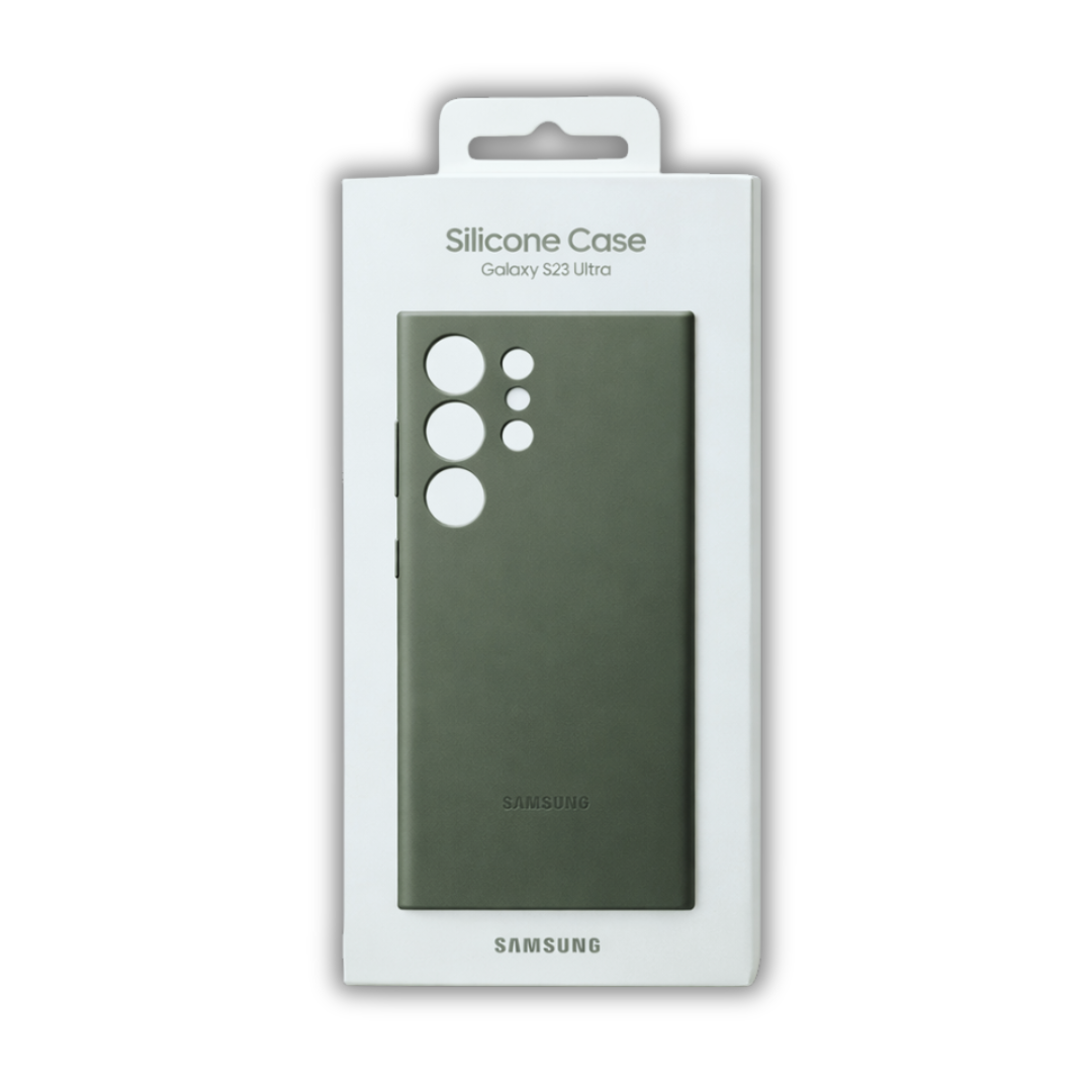 S23 Ultra - Original Silicon Case - Green