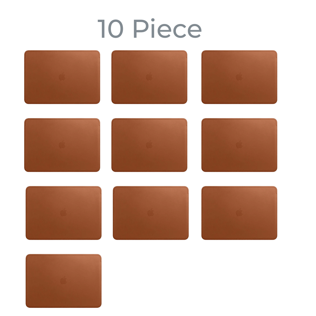 Apple Leather Sleeve 13-inch Saddle Brown