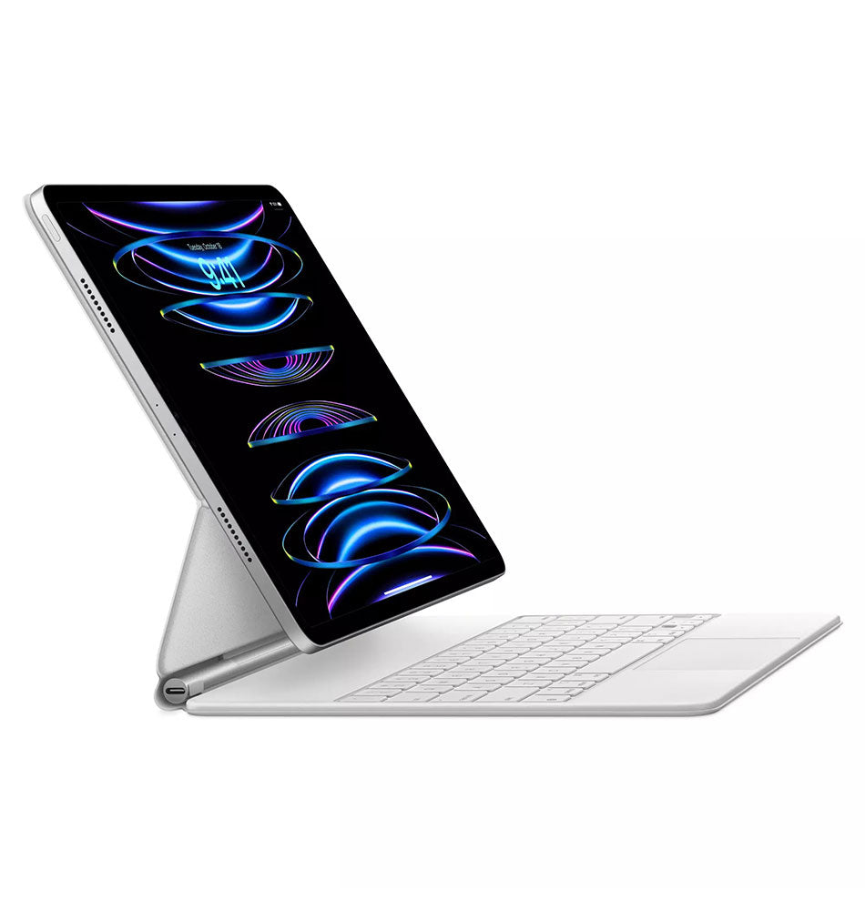 لوحة مفاتيح سحرية باللون الأسود لجهاز Apple iPad Pro مقاس 12.9 بوصة (الجيل الخامس | A2480)