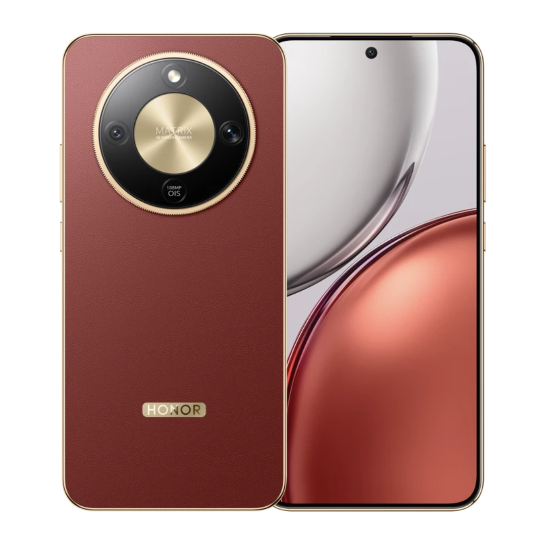 Honor X9d 5G Reddish Brown smartphone .