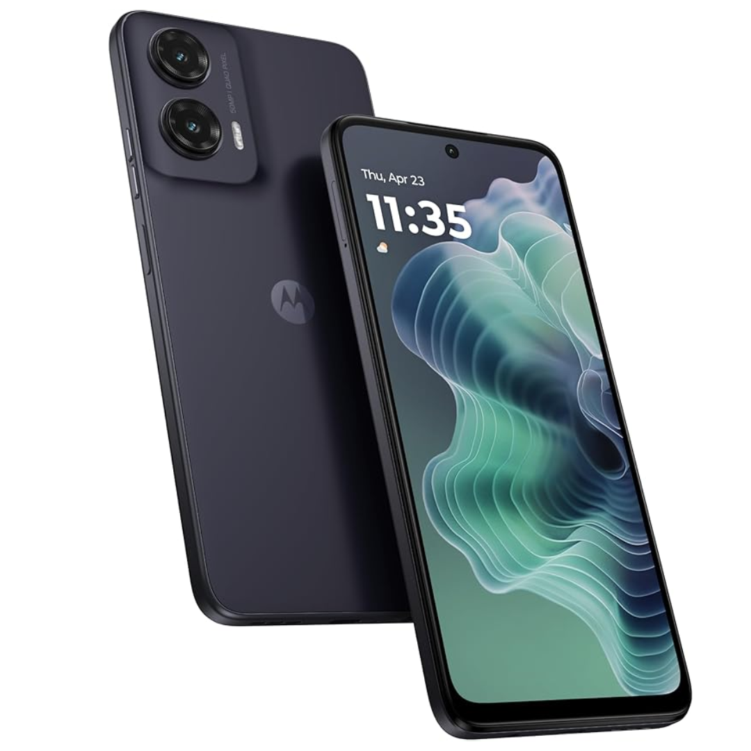 Motorola Moto G35 5G 256GB 8GB RAM in Midnight Black color - official smartphone image