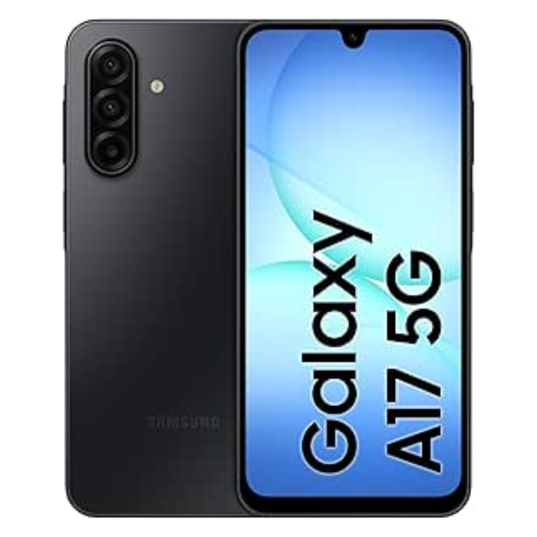 Samsung Galaxy A17 5G 128GB 4GB RAM in Black color - official smartphone image